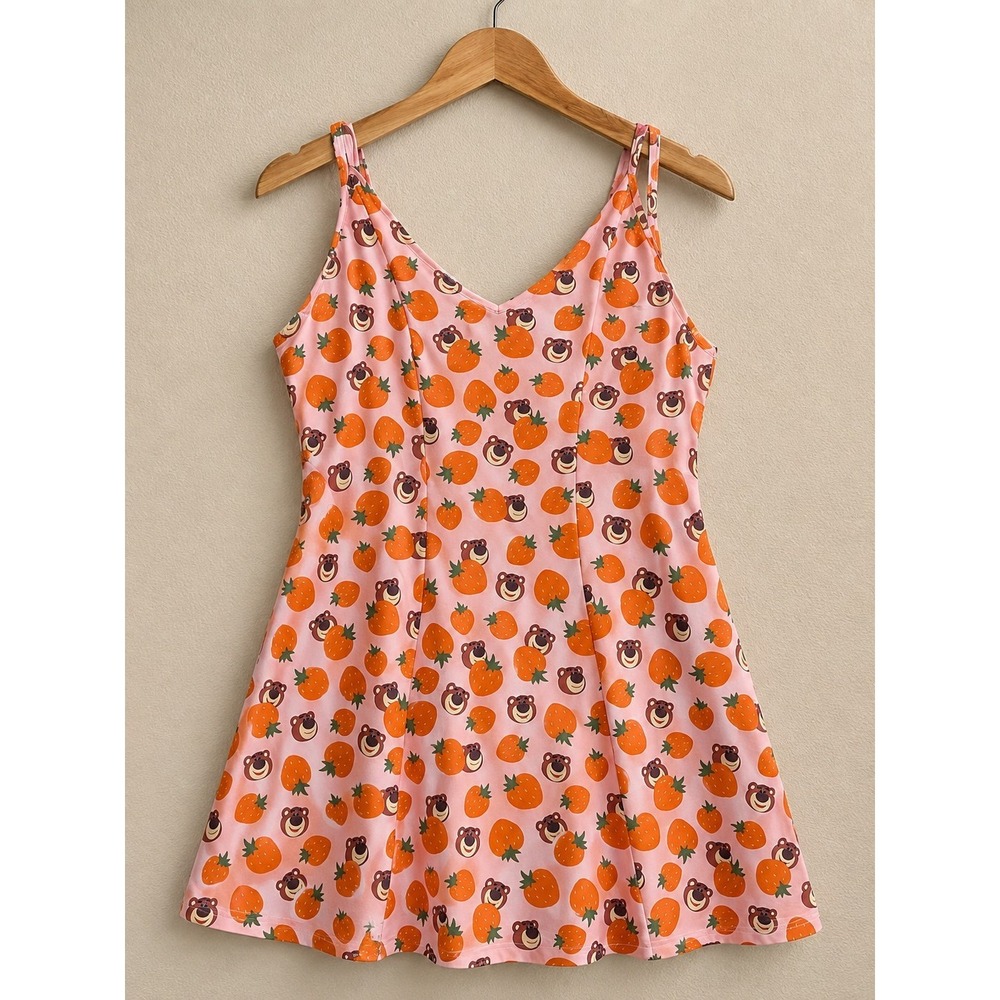Cakeworthy Disney Pixar Toy Story Lotso Strawberry Dress 2XL Plus Size Pink